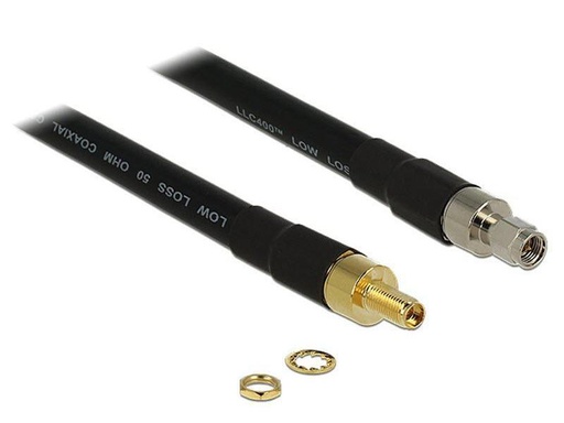 [90087307 531195] Delock Antennenkabel low loss SMA zu SMA, 3 m