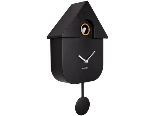 [90087379 1104254] KARLSSON Wanduhr Kuckuck Schwarz
