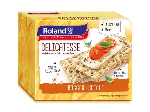 [90008722 806873] Roland Snacks Knäckebrot   Delikatess 200 g