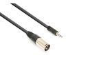 Vonyx CX318-05 XLR 3 Pole, male - 3.5 mm Klinke 0.5 m