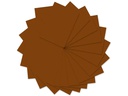 URSUS Tonzeichenpapier A4, 130 g/m², 100 Blatt, Mittelbraun