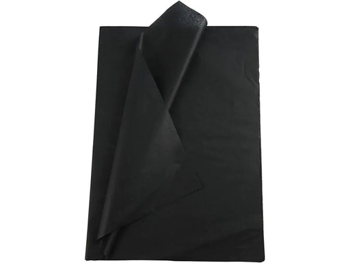 [90087620 853086] Creativ Company Seidenpapier 50 x 70 cm, 25 Blatt, Schwarz