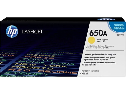 [90087661 172317] HP Toner Nr. 650A (CE272A) Yellow