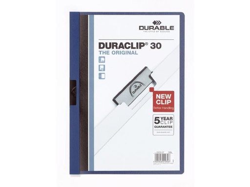 [90087770 1127606] DURABLE Klemmhefter Duraclip 30 A4, Dunkelblau