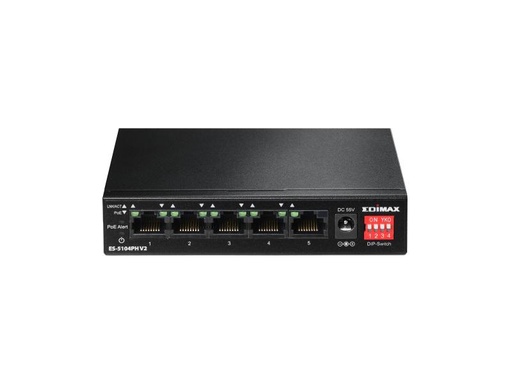 [90008757 598554] Edimax PoE+ Switch ES-5104PH V2 5 Port