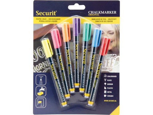 [90087842 1196919] Securit Kreidemarker 1-2 mm 7 Stück