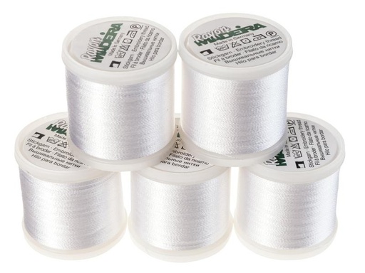 [90008763 795368] Madeira Stickgarn Rayon No.40 Weiss