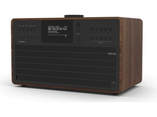 [90087855 752373] Revo DAB+ Radio SuperCD Braun/Schwarz