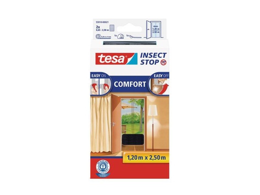 [90088068 450958] tesa Fliegengitter Insect Stop Comfort Türen anthrazit