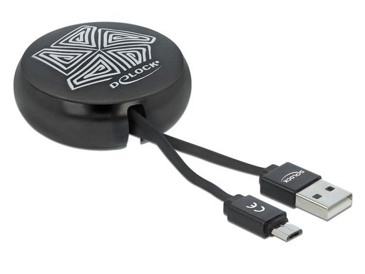 [90088221 1101738] Delock USB 2.0-Kabel USB A - Micro-USB B 0.92 m