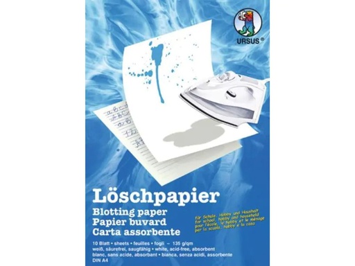 [90088361 1071542] URSUS Löschpapier DIN A5, 10 Blatt