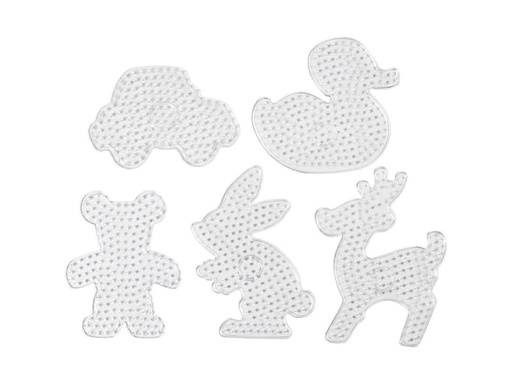 [90088396 738007] Creativ Company Bügelperlen Platten JUMBO Transparent