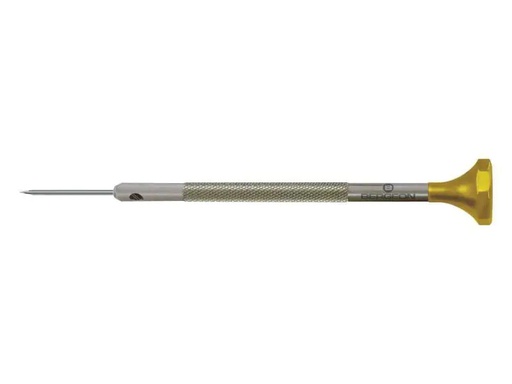 [90088516 362300] Watchtools Schraubenzieher 0.8 mm Gelb, Schlitz