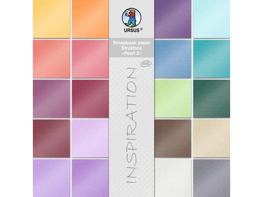 [90088520 1098792] URSUS Fotokarton Pearl 2 30.5 x 30.5 cm, 20 Blatt