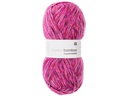 Rico Design Wolle Bamboo für Socken 4-fädig, 100 g, Konfetti Pink