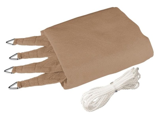[90088653 1166673] Windhager Sonnensegel 500 cm, Quadratisch, Schilf
