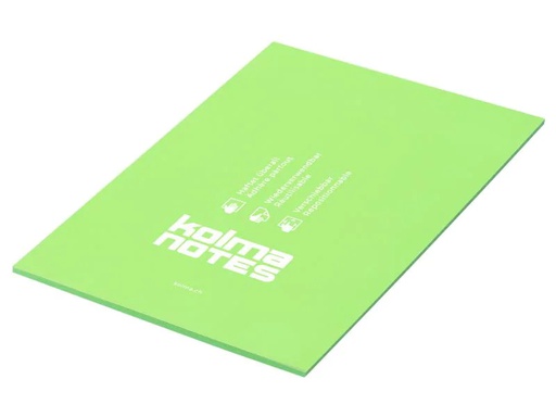[90008847 830624] Kolma Notizzettel NOTES A5 Hellgrün, 50 Blatt