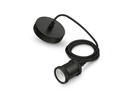 Philips Pendelleuchte Vintage E27, Schwarz