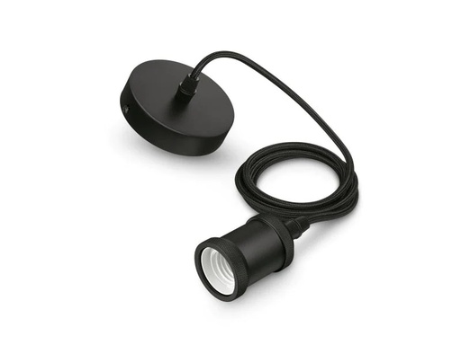 [90008861 1087057] Philips Pendelleuchte Vintage E27, Schwarz