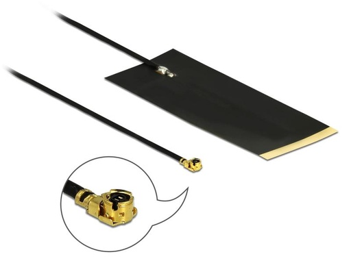 [90088868 925845] Delock WLAN-Antenne MHF I MHF I 2.63 dBi Rundstrahl