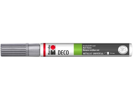 [90088877 1082331] Marabu Acrylmarker Deco Painter 2 - 4 mm, Silber