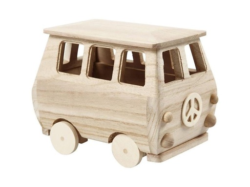 [90088935 723922] Creativ Company Mini-Fahrzeug Bus 17 x 10 x 13 cm