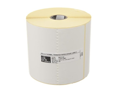 [90089057 167008] Zebra Technologies Etikettenrolle Thermo Transfer 102 x 76 mm