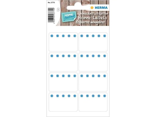 [90089071 1058950] Herma Stickers Tiefkühletiketten Eiskristalle 26 x 40 mm, Weiss