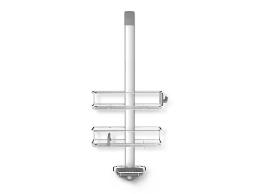 [90089079 882964] Simplehuman Duschmittelhalter Tür-Duschcaddy Silber