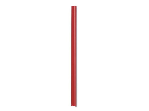 [90089197 1127623] DURABLE Klemmschiene 6 mm, Rot, 50 Schienen