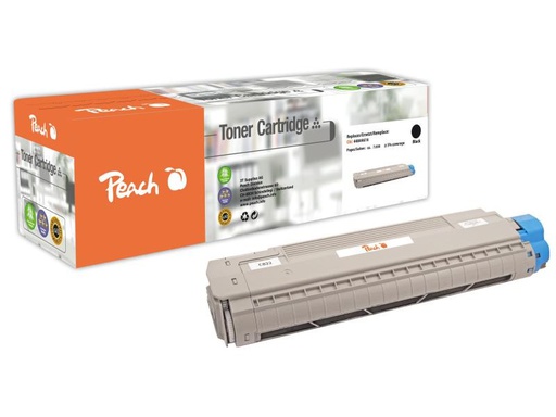 [90089201 372922] Peach Toner OKI 44844616 Black
