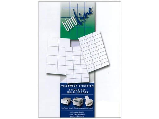 [90089356 1157885] Büroline Vielzweck-Etiketten 500022 70 x 32 mm, 100 Blatt