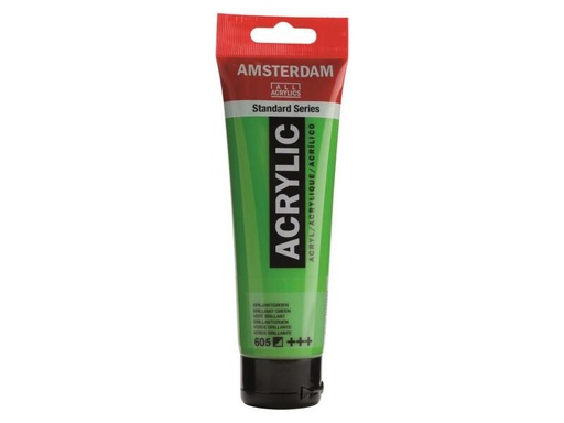 [90089431 995927] Amsterdam Acrylfarbe Standard 605 Brillantgrün halbdeckend, 120 ml