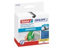 tesa Klettband-Rolle On & Off 20 mm x 2.5 m, Weiss