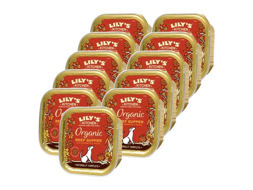 [90089588 636954] Lily's Kitchen Nassfutter Bio Rind, 11 x 150 g