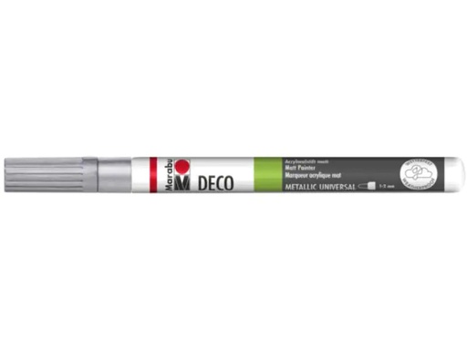 [90008949 1082310] Marabu Acrylmarker Deco Painter 1 - 2 mm, Silber