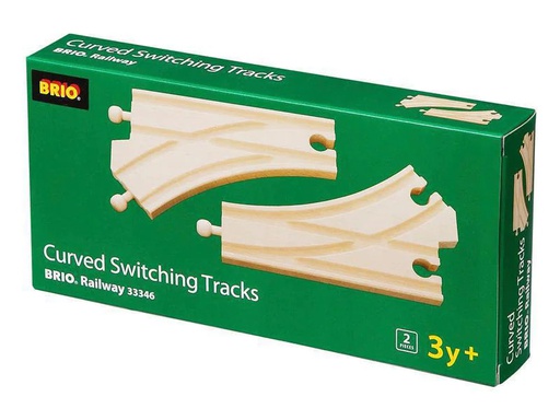 [90089724 483484] BRIO Eisenbahn Bogenweiche