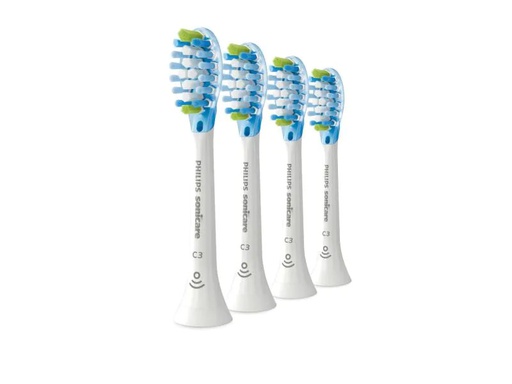 [90089849 635504] Philips Zahnbürstenkopf C3 Prem. Plaque Defense HX9044/17 4 Stück