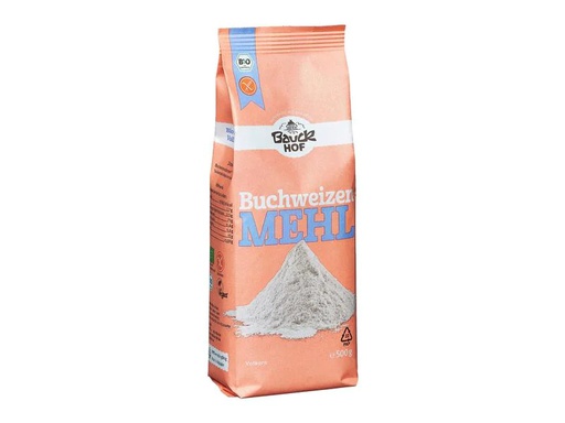 [90089850 929476] Bauck Mühle Bio  Buchweizenmehl Vollkorn glutenfrei 500 g