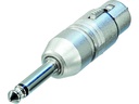Neutrik Audio-Adapter NA2FP XLR 3 Pole, female - Klinke 6.3 mm, male