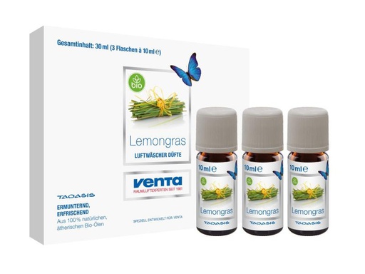 [90089997 885679] Venta Luftwäscher Duftöl Lemongras, 3 x 10 ml