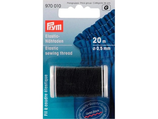 [90008984 1088189] Prym Elastikfaden 0.5 mm x 20 m Schwarz