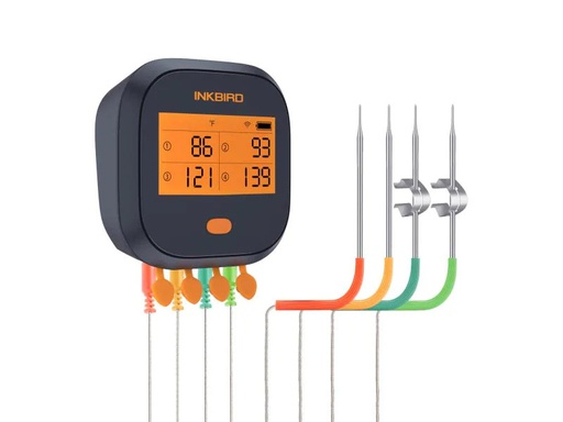 [90008995 1034539] Inkbird Fleischthermometer IBBQ-4T WiFi