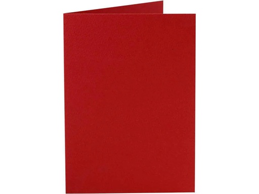 [90090198 890119] Creativ Company Blankokarte 10.5 x 15 cm ohne Couvert, Rot