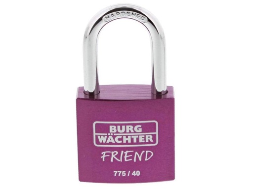 [90090287 915747] Burgwächter Vorhängeschloss Friend Violett