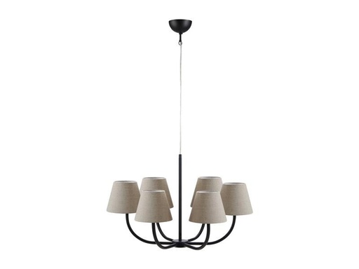 [90090383 1161904] Markslöjd Pendelleuchte Cozy 6L Schwarz