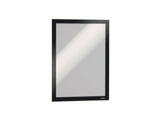 [90090395 198863] DURABLE Präsentationsrahmen Duraframe A4 2 Stück Schwarz