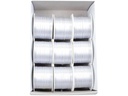 GOLDINA Satinband 3 mm x 10 m, Weiss