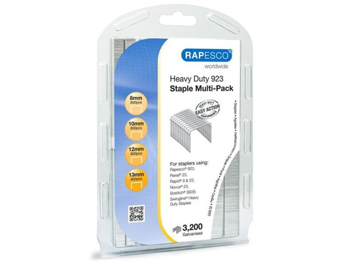 [90090779 928355] Rapesco Heftklammer 923 Multi Pack