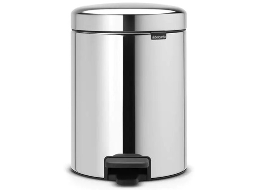 [90090854 518699] Brabantia Kosmetikeimer NewIcon 5 l, Brilliant Steel